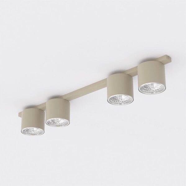 Stropní svítidlo NANO 4 – moka, 4× GU10 AR111, šířka 90 cm