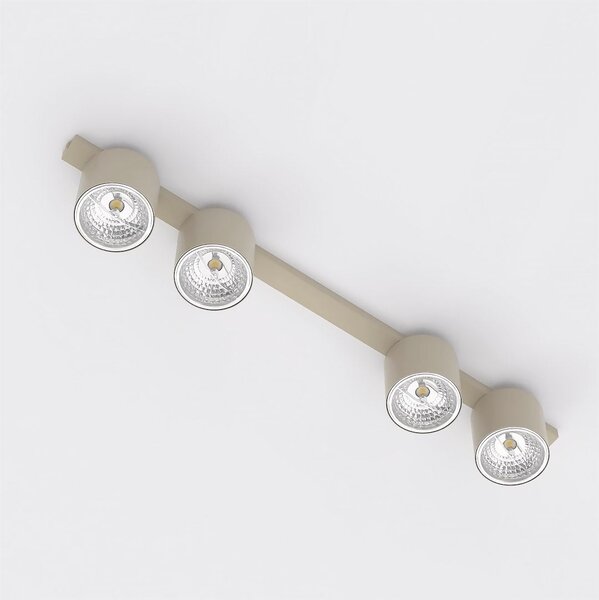 Stropní svítidlo NANO 4 – moka, 4× GU10 AR111, šířka 90 cm