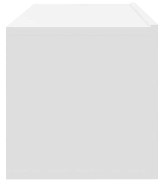 Nástěnné TV skříňky 4 ks bílé 100 x 30 x 30 cm 3114190