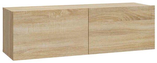 4dílný set TV skříněk dub sonoma kompozitní dřevo 3114536