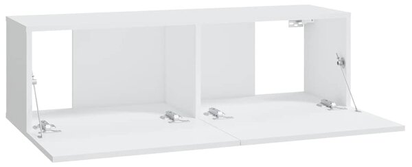 6dílný set TV skříněk bílý kompozitní dřevo 3114262