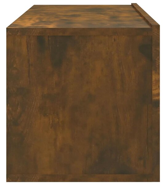 Nástěnné TV skříňky 4 ks kouřový dub 100 x 30 x 30 cm 3114195