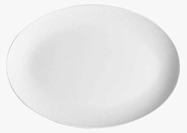 Oválný talíř z kostního porcelánu Gio