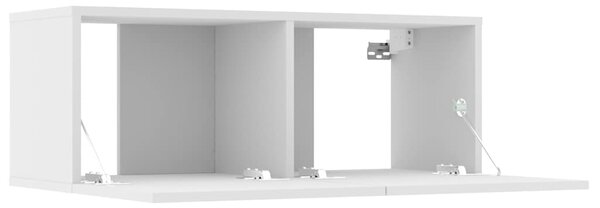 6dílný set TV skříněk bílý kompozitní dřevo 3114254