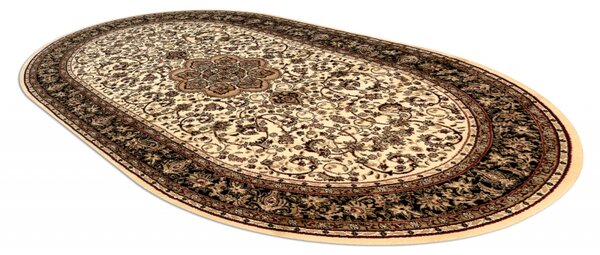 Makro Abra Oválný koberec ROYAL ADR 521 Klasický karamelový Rozměr: 200x290 cm