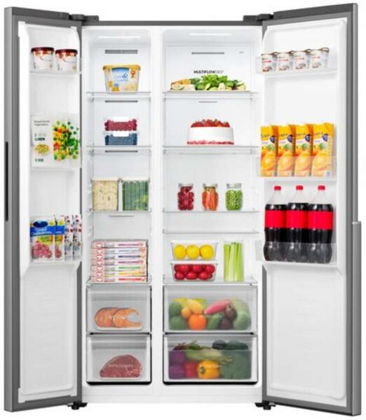 Americká chladnička Gorenje NRS917E41X – objem 347 / 197 l, hlučnost