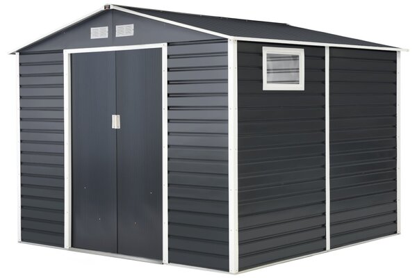 Kovový domeček na nářadí Malmo 2,8 x 2,6 m Store Boss antracit