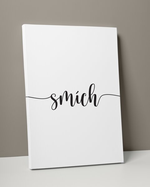 Plakát / Obraz Emoce smích Pololesklý saténový papír A4 - 21 x 29,7 cm