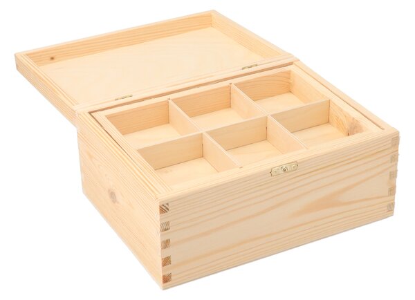 ČistéDřevo Dřevěná krabička s organizérem