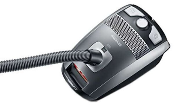 Sáčkový vysavač Severin BC 7045 – 750 W, 3 l, HEPA 13, platinově šedý