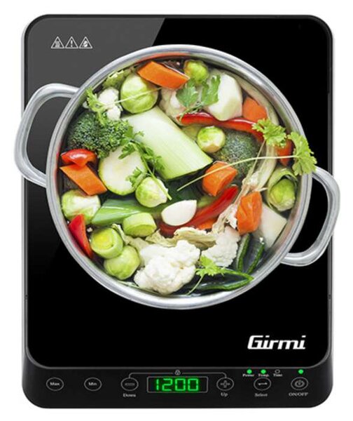 Indukční vařič Girmi PI0400 – 1 plotýnka, 2000 W, černý