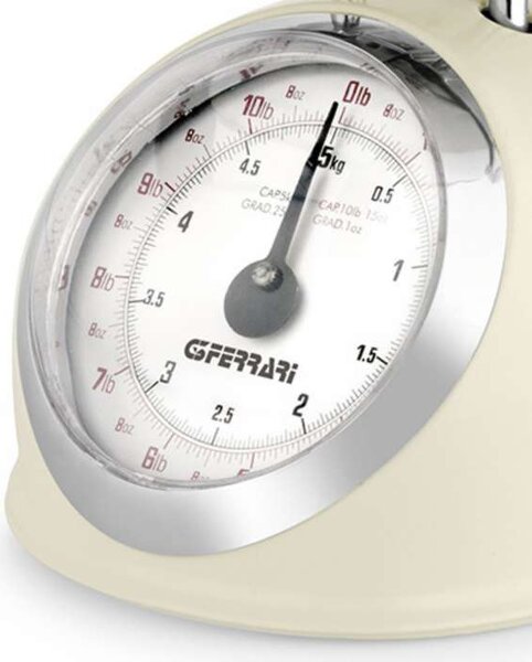 Mechanická kuchyňská váha G3Ferrari Aska G2000300 CR – 5 kg, Crema