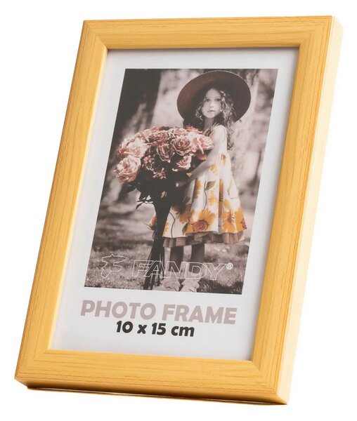 FANDY Plastový rámeček Notte 10x15 2 světle hnědý