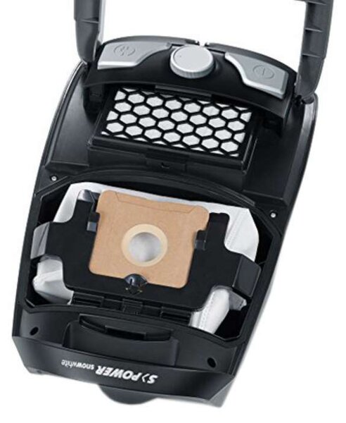 Sáčkový vysavač Severin BC 7045 – 750 W, 3 l, HEPA 13, platinově šedý