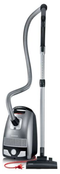 Sáčkový vysavač Severin BC 7045 – 750 W, 3 l, HEPA 13, platinově šedý