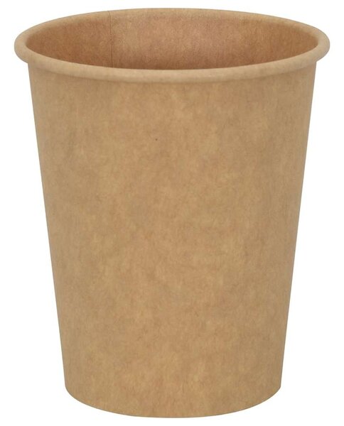 Papírové kelímky na kávu 1000 pcs 8oz 200ml hnědé