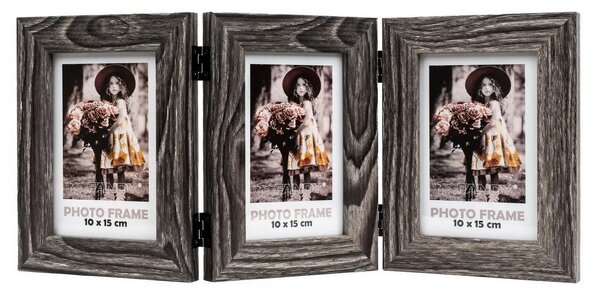FANDY Fotorámeček Narvik 10x15/3 2 šedohnědý