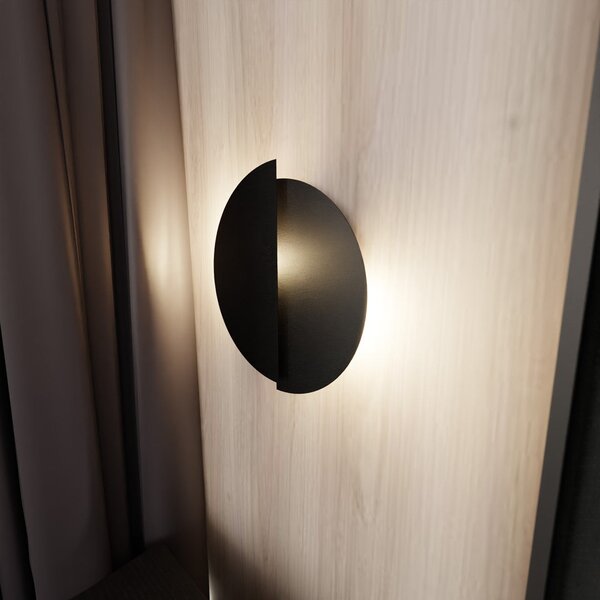 Nástěnné svítidlo FORM 9 – černé, 1× G9, šířka 28 cm