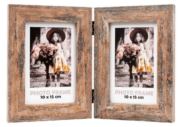 FANDY Fotorámeček Narvik 10x15/2 3 hnědý