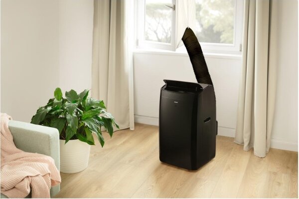Sencor - Chytrá mobilní klimatizace 900W/230V 9000 BTU Wi-Fi černá + DO