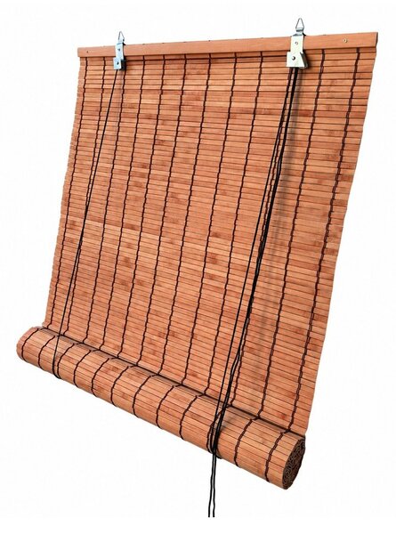 Oranžová bambusová roleta 60x160 cm Zeva – Gardinia