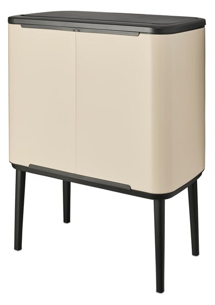 Béžový dotykový ocelový odpadkový koš 36 l Bo Touch Bin – Brabantia