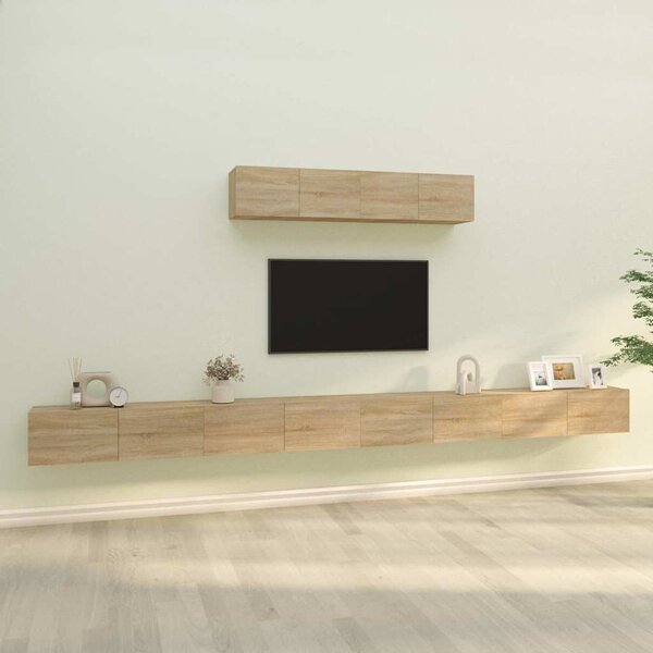 6dílný set TV skříněk dub sonoma kompozitní dřevo 3114608