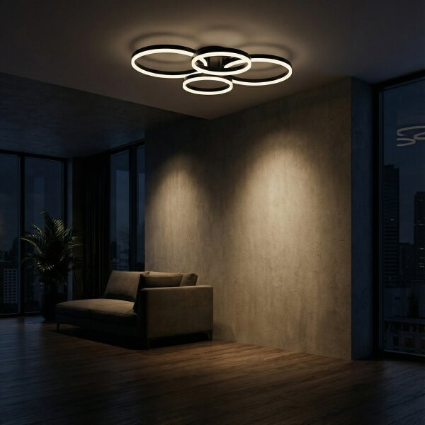Brilagi - LED Stmívatelné stropní svítidlo ORBITS LED/52W/230V 3000-6000K + DO