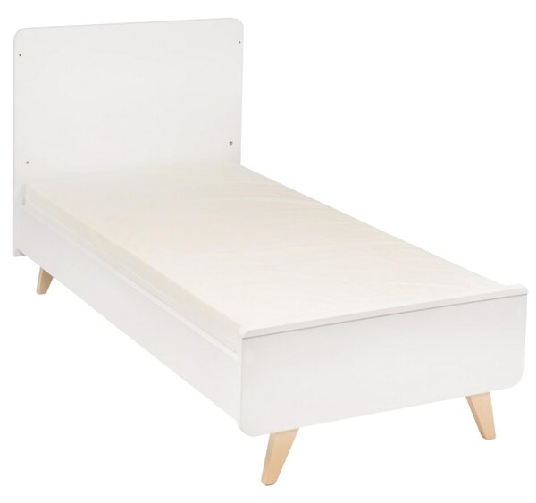 -25 % Dny MOMENTI– Bílá dětská rostoucí postýlka Quax Loft 70 x 140 cm