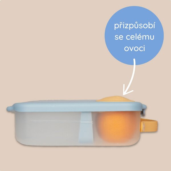 B.box Svačinový box velký Barva: Růžový/oranžový