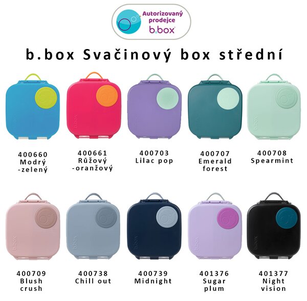 B.box Svačinový box střední Barva: Blush crush