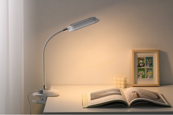 Immax 08997L - LED+CCT Stm stolní lampa s klip CLIP 7,5W/230V bílá