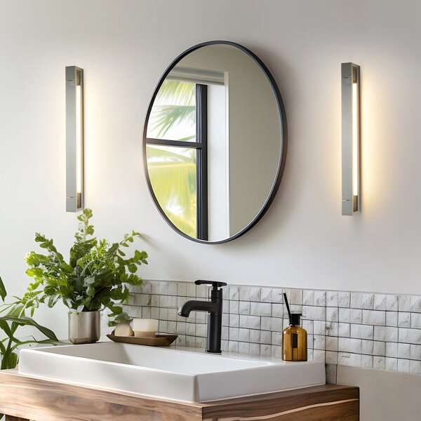 Brilagi-LED Koupelnové osv. zrcadla AQUA LINE LED/18W/230V 60 cm IP44 lesk chrom