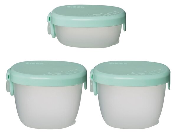 B.box Sada krabiček Snack tubs 3 ks Barva: růžová