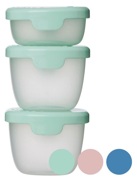 B.box Sada krabiček Snack tubs 3 ks Barva: růžová
