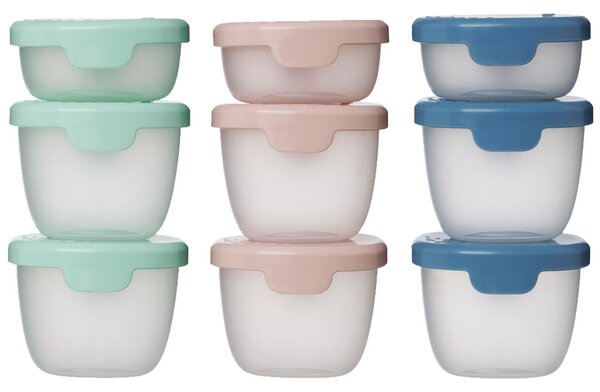 B.box Sada krabiček Snack tubs 3 ks Barva: růžová