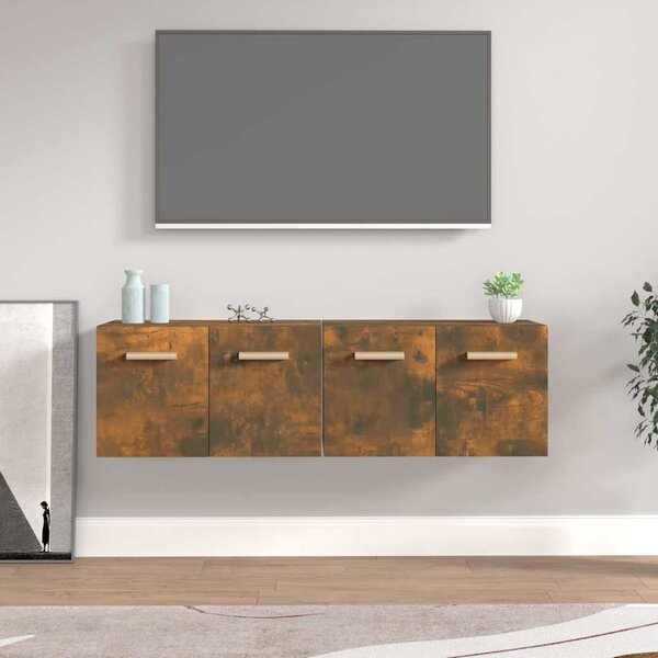 Nástěnné skříňky 2 ks kouřový dub 60 x 36,5 x 35 cm kompozit 3115633