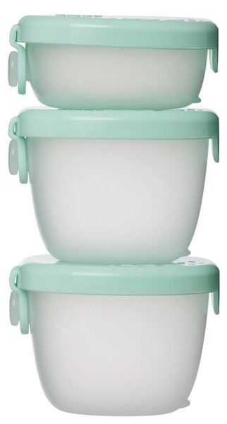 B.box Sada krabiček Snack tubs 3 ks Barva: růžová