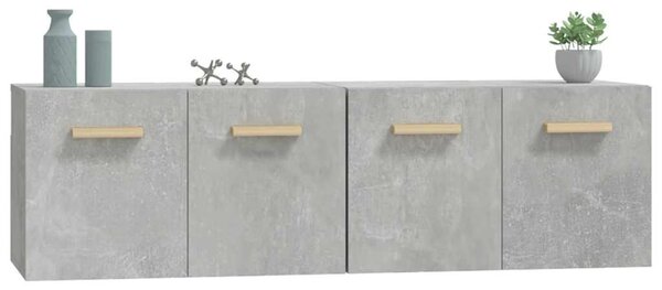 Nástěnné skříňky 2 ks betonově šedé 60x36,5x35 cm kompozit 3115631