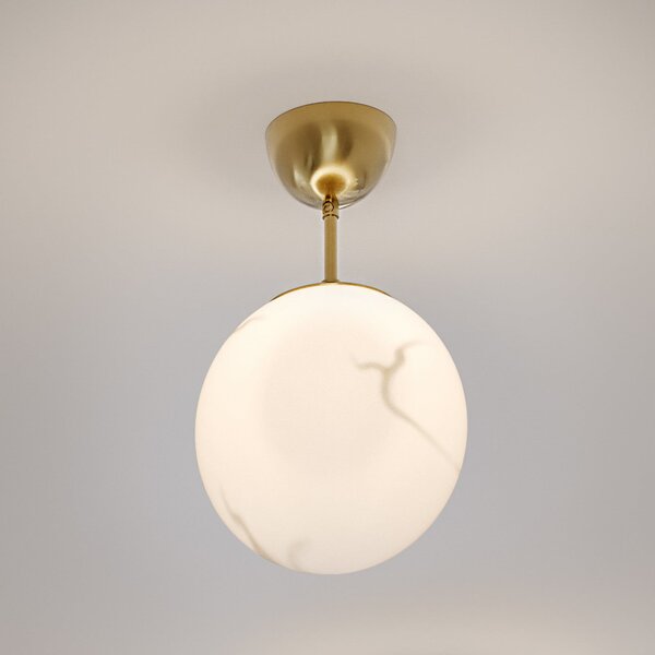 Stropní Lampa By Rydéns, Bellagio, stmívatelné, Bílá, Obývací pokoj, Sklo