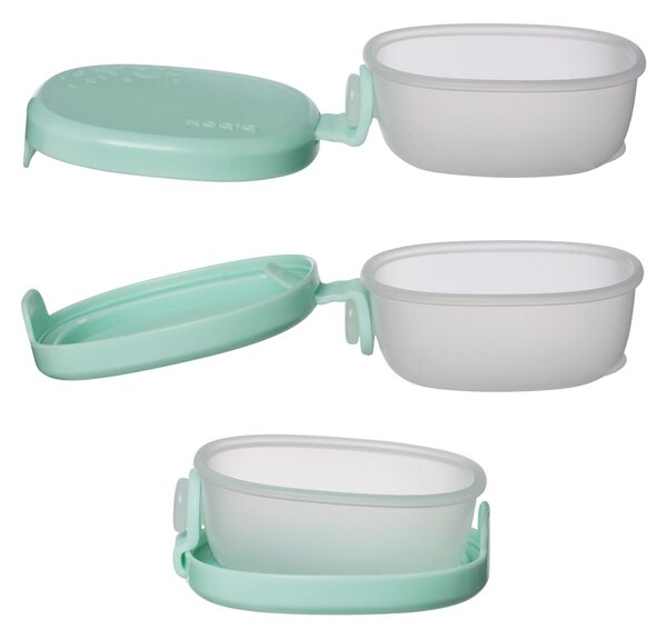 B.box Sada krabiček Snack tubs 3 ks Barva: růžová