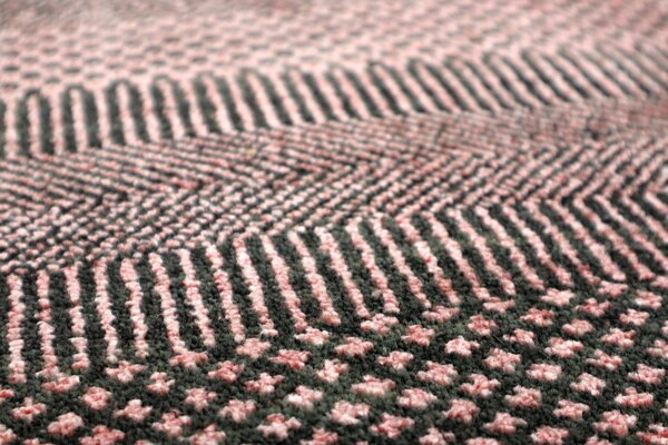 Diamond Carpets India, Ručně vázaný kusový koberec Diamond DC-MCN Black/rust, 120x170, červená, chodba / předsíň