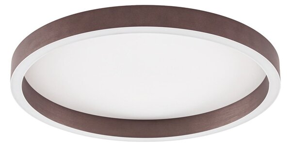 Stropní Lampa Lucande, Rotundo, stmívatelné, Hnědá / Rezavá, Obývací pokoj, Plast, Moderní