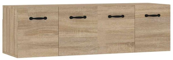 Nástěnné skříňky 2 ks dub sonoma 80x35x36,5 cm kompozitní dřevo 3115654