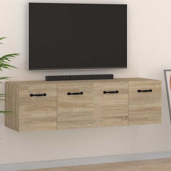 Nástěnné skříňky 2 ks dub sonoma 80x35x36,5 cm kompozitní dřevo 3115654