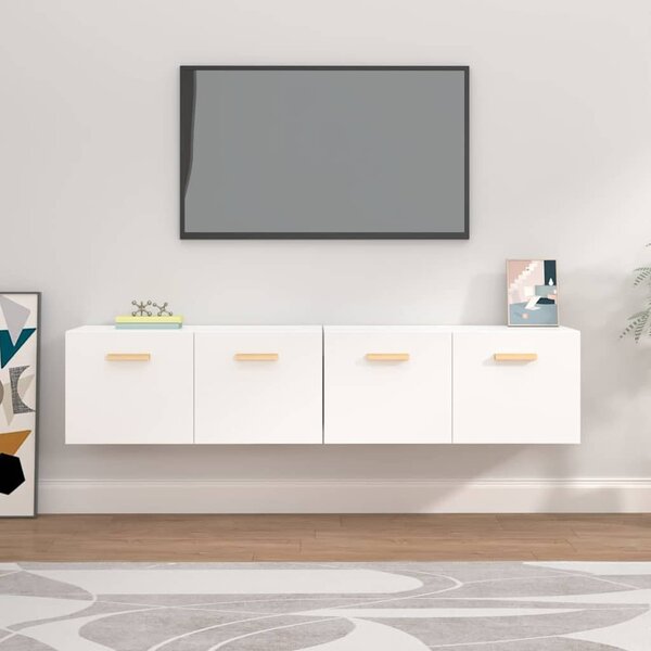Nástěnné skříňky 2 ks bílé 80 x 35 x 36,5 cm kompozitní dřevo 3115644