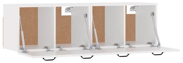 Nástěnné skříňky 2 ks bílé 80 x 35 x 36,5 cm kompozitní dřevo 3115652