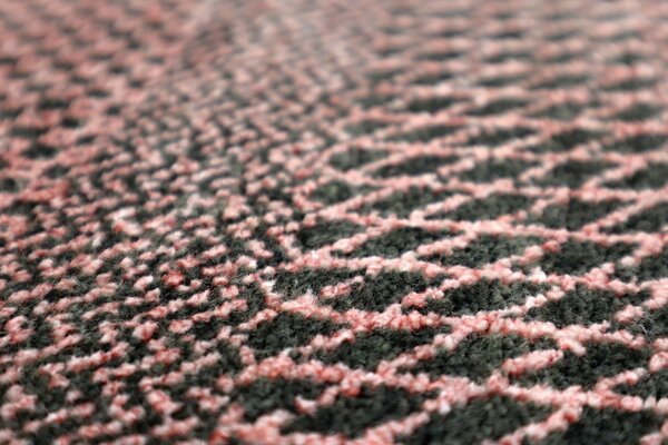 Diamond Carpets India, Ručně vázaný kusový koberec Diamond DC-MCN Black/rust, 120x170, červená, chodba / předsíň