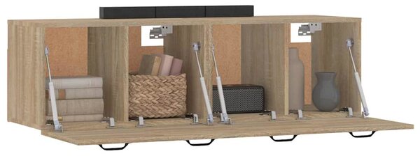 Nástěnné skříňky 2 ks dub sonoma 80x35x36,5 cm kompozitní dřevo 3115654