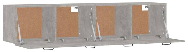 Nástěnné skříňky 2 ks betonově šedé 60x36,5x35 cm kompozit 3115639